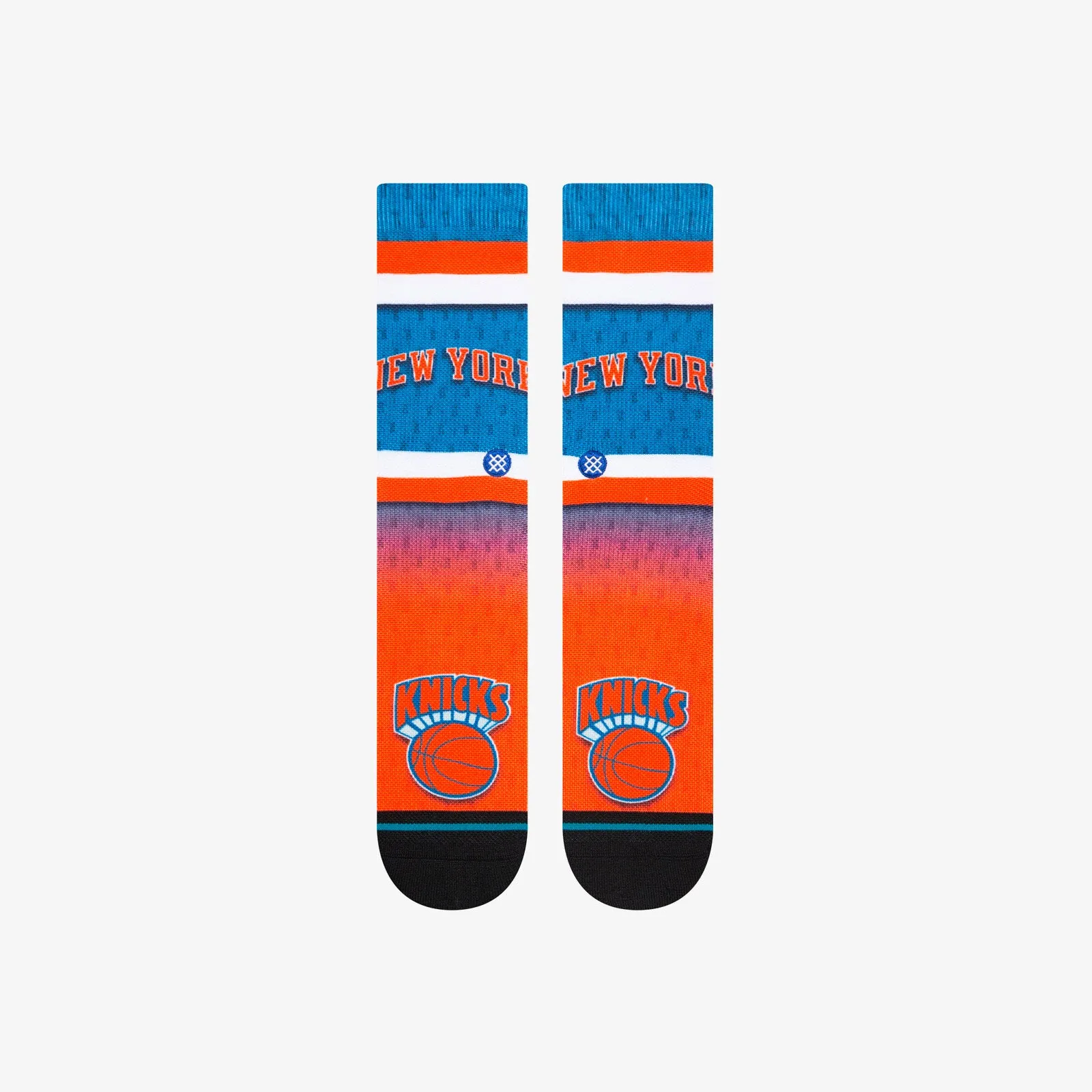 New York Knicks Fader Crew Socks