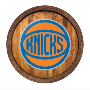 New York Knicks: Logo - "Faux" Barrel Top Sign