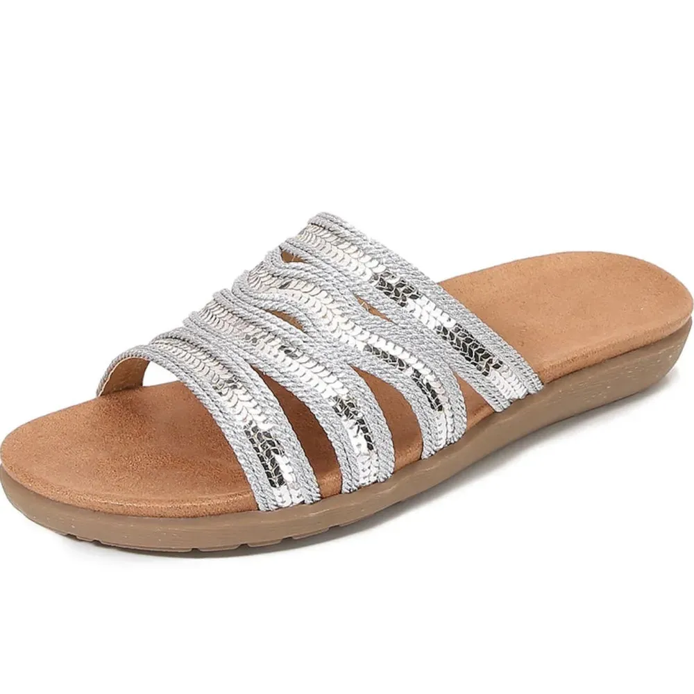 Open Toe Flats Sandals