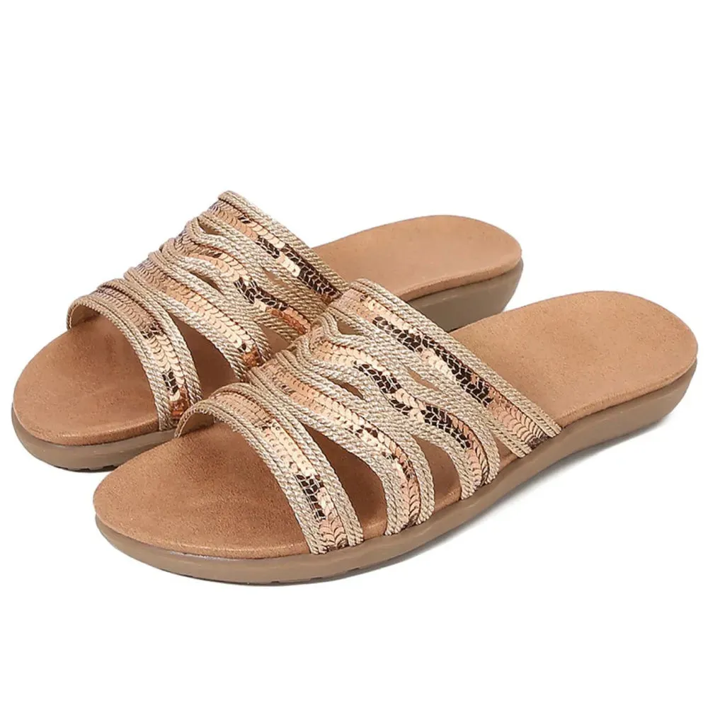 Open Toe Flats Sandals