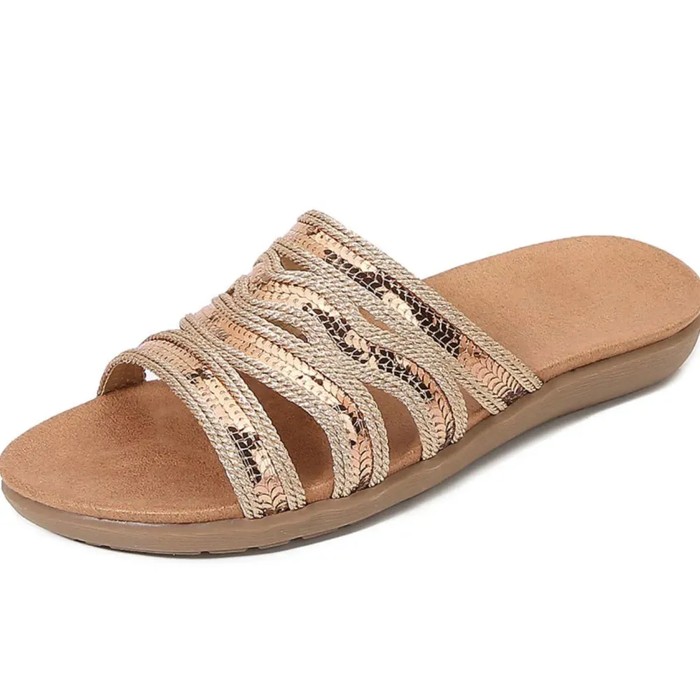 Open Toe Flats Sandals