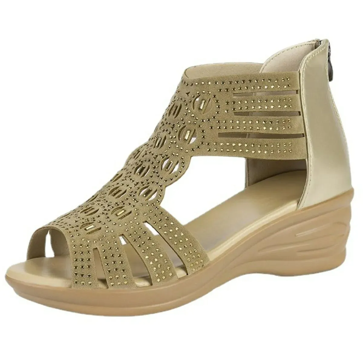 Open Toe Wedge Sandals