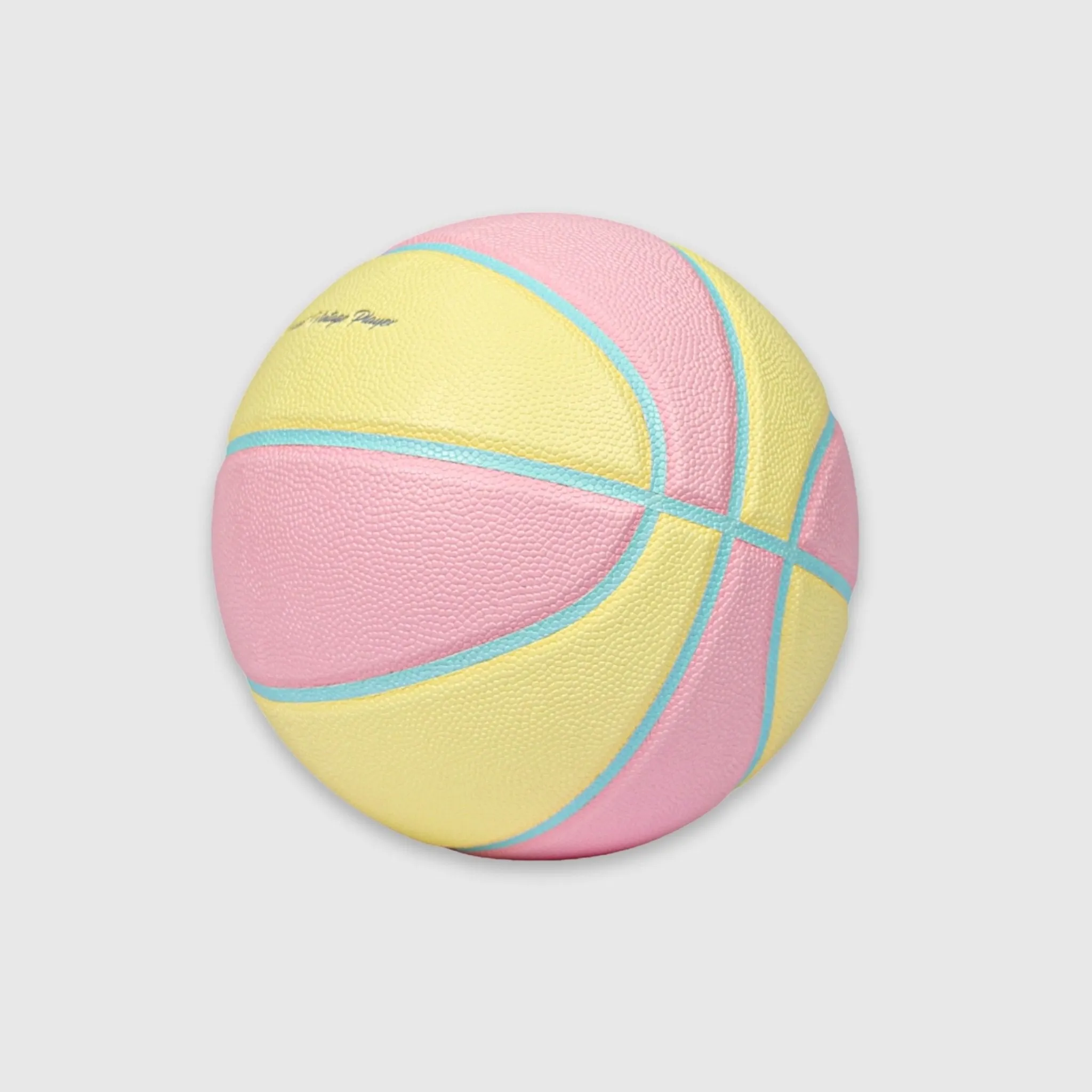 Pastel Leather Basketball - Yellow