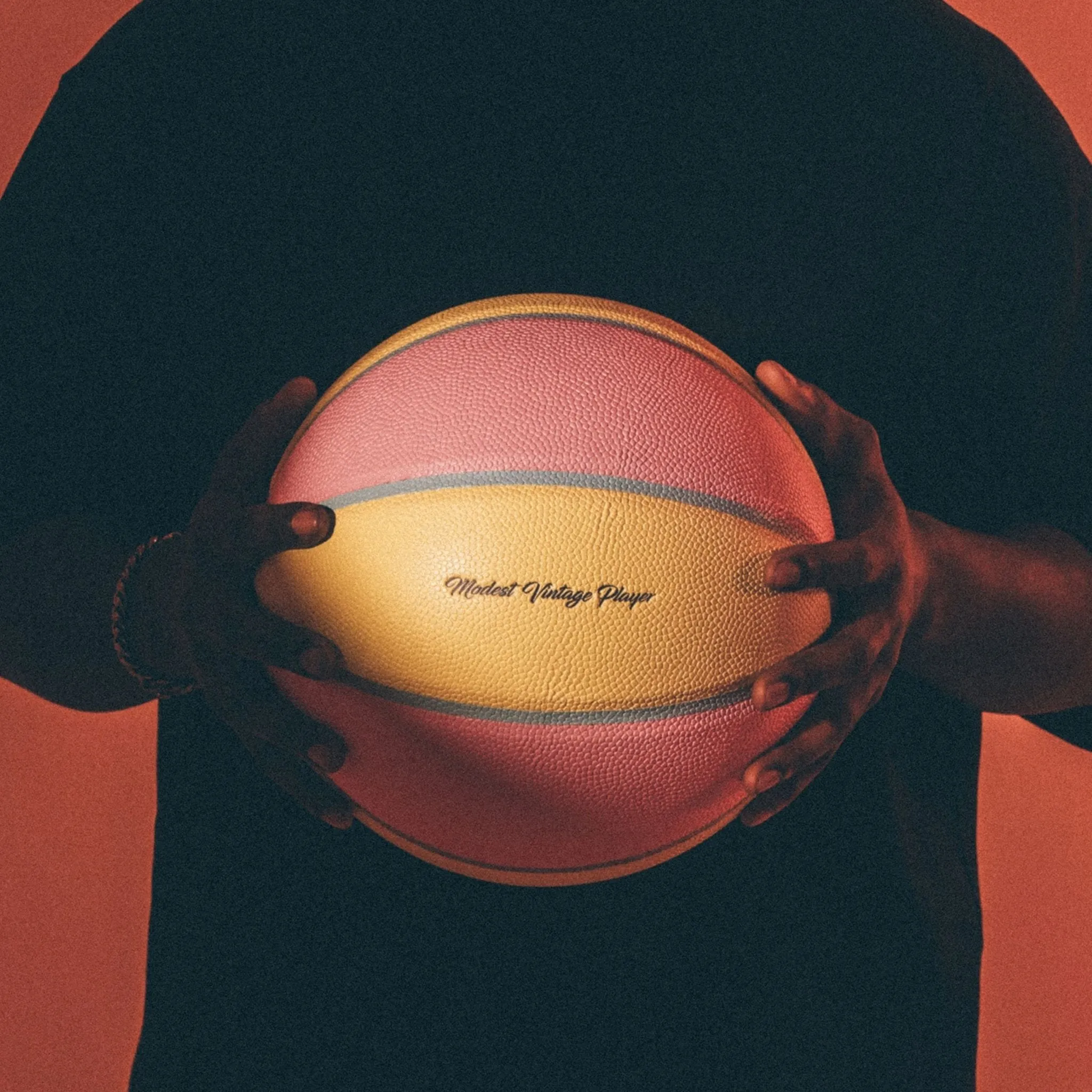 Pastel Leather Basketball - Yellow