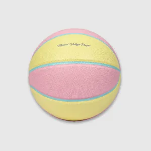 Pastel Leather Basketball - Yellow