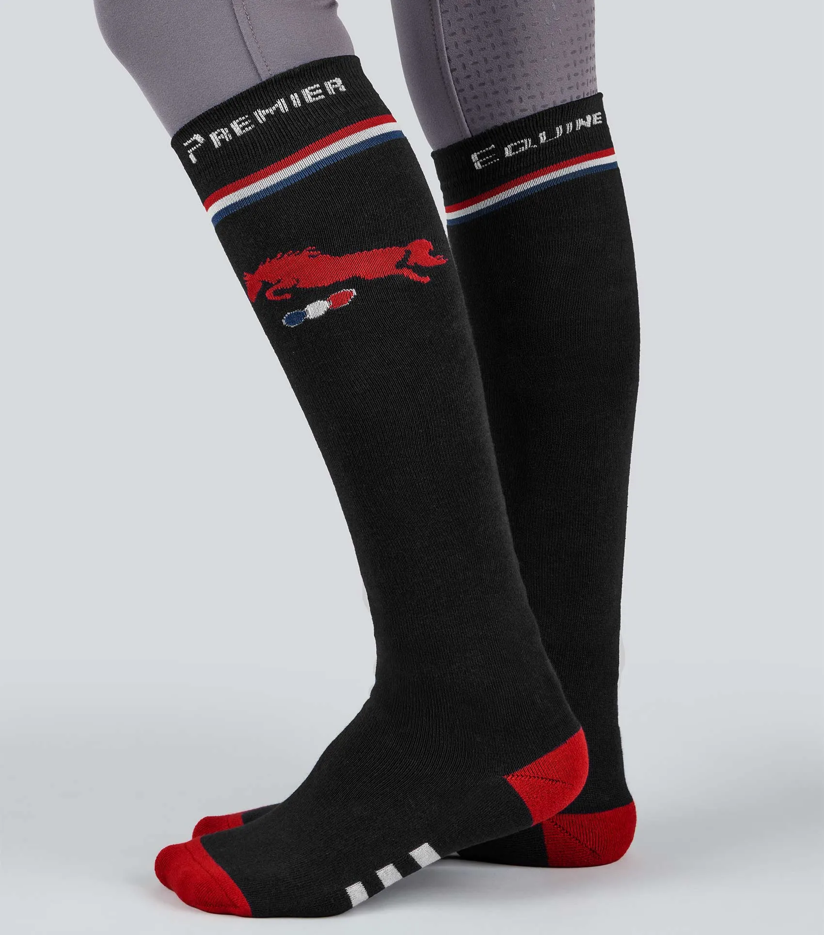 PE Sports Series Riding Socks (1 Pair) Black
