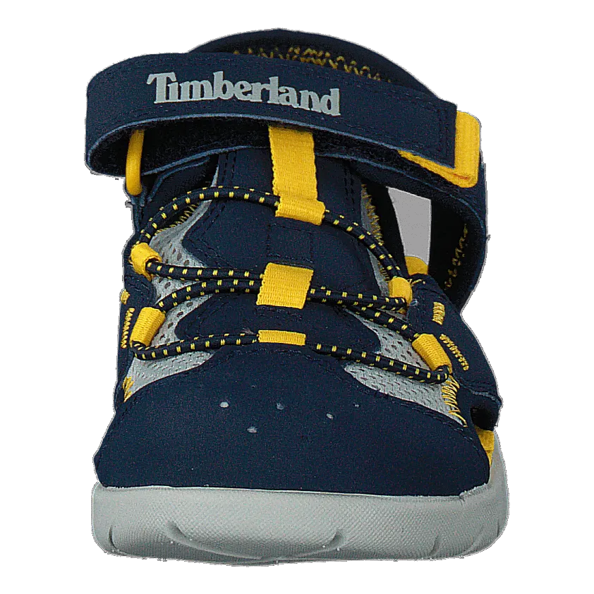 Perkins Row Fisherman Navy/yellow