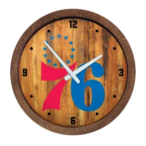 Philadelphia 76ers: "Faux" Barrel Top Clock
