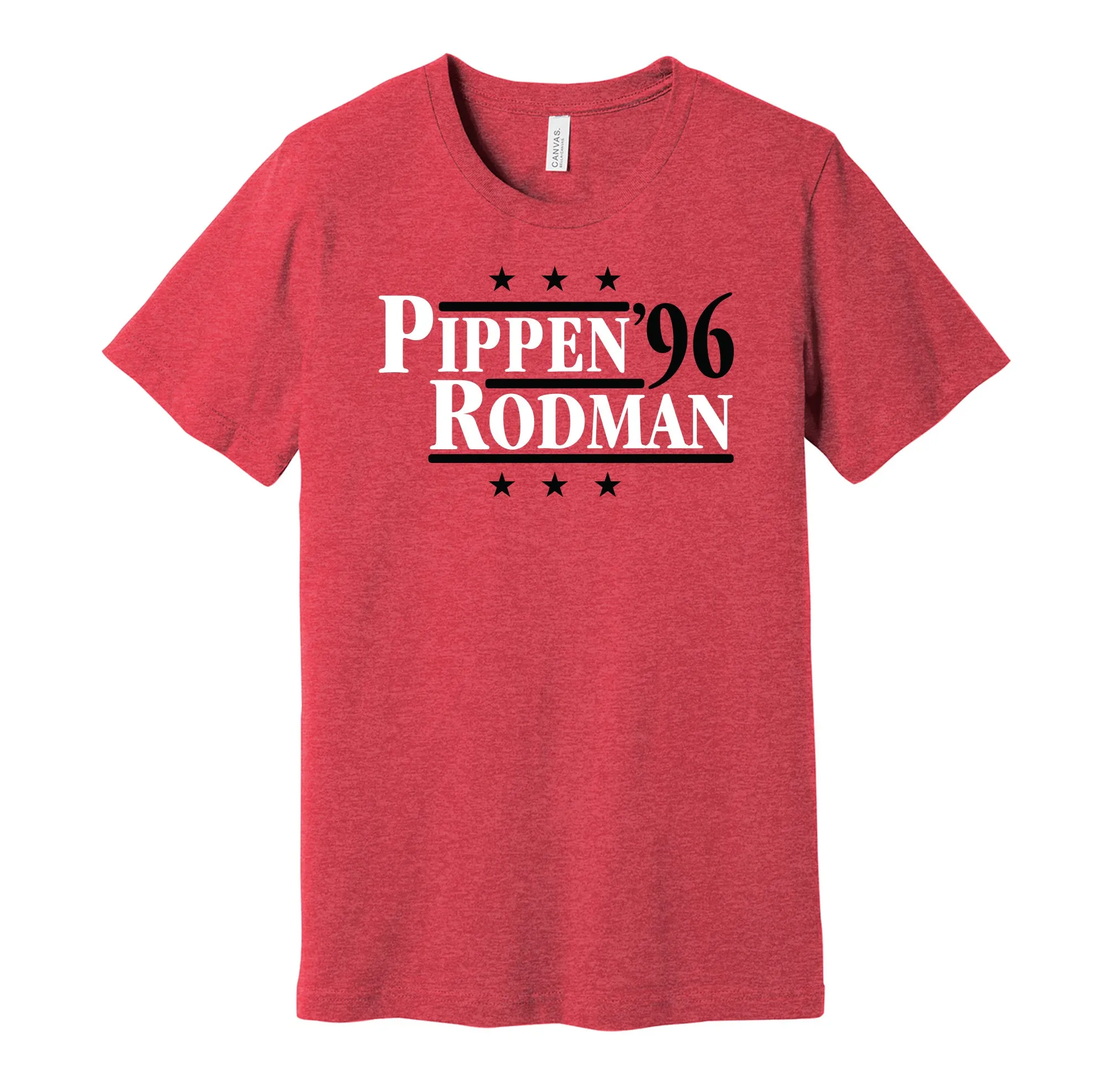 Pippen & Rodman '96 - Chicago Basketball Legends Political Campaign Parody T-Shirt - Hyper Than Hype Shirts
