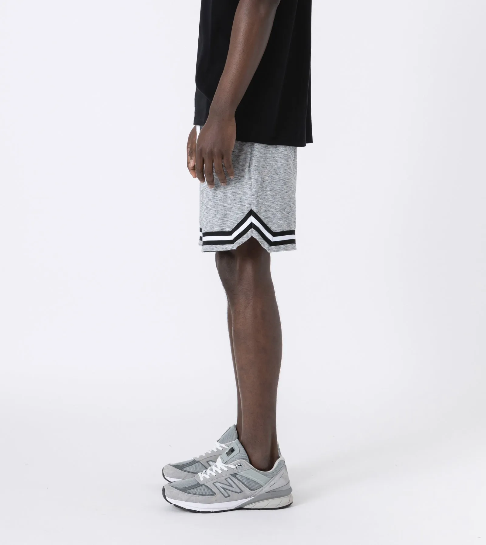 Pique Basketball Short White Noise