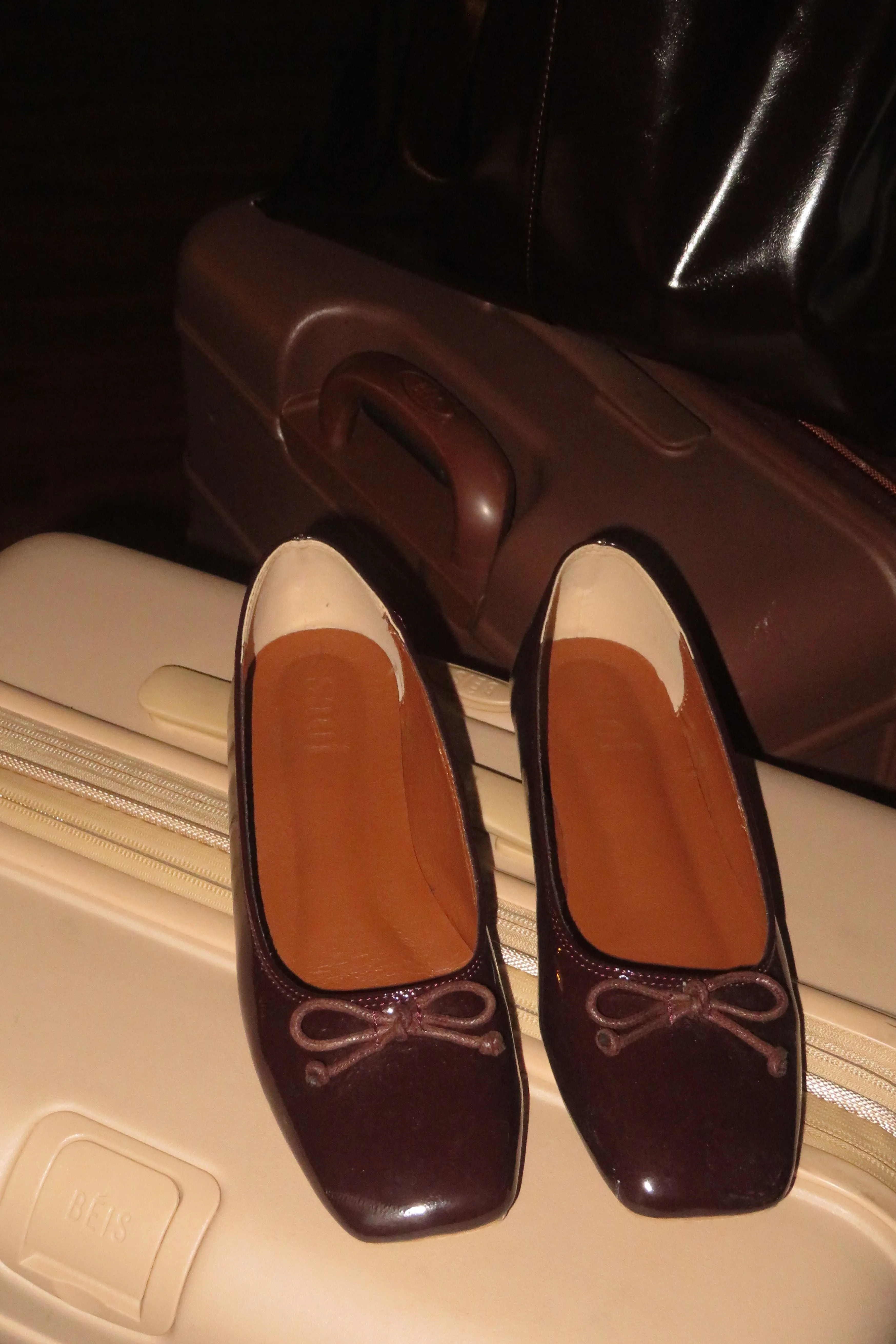 Poppy Ballet Flats in Espresso