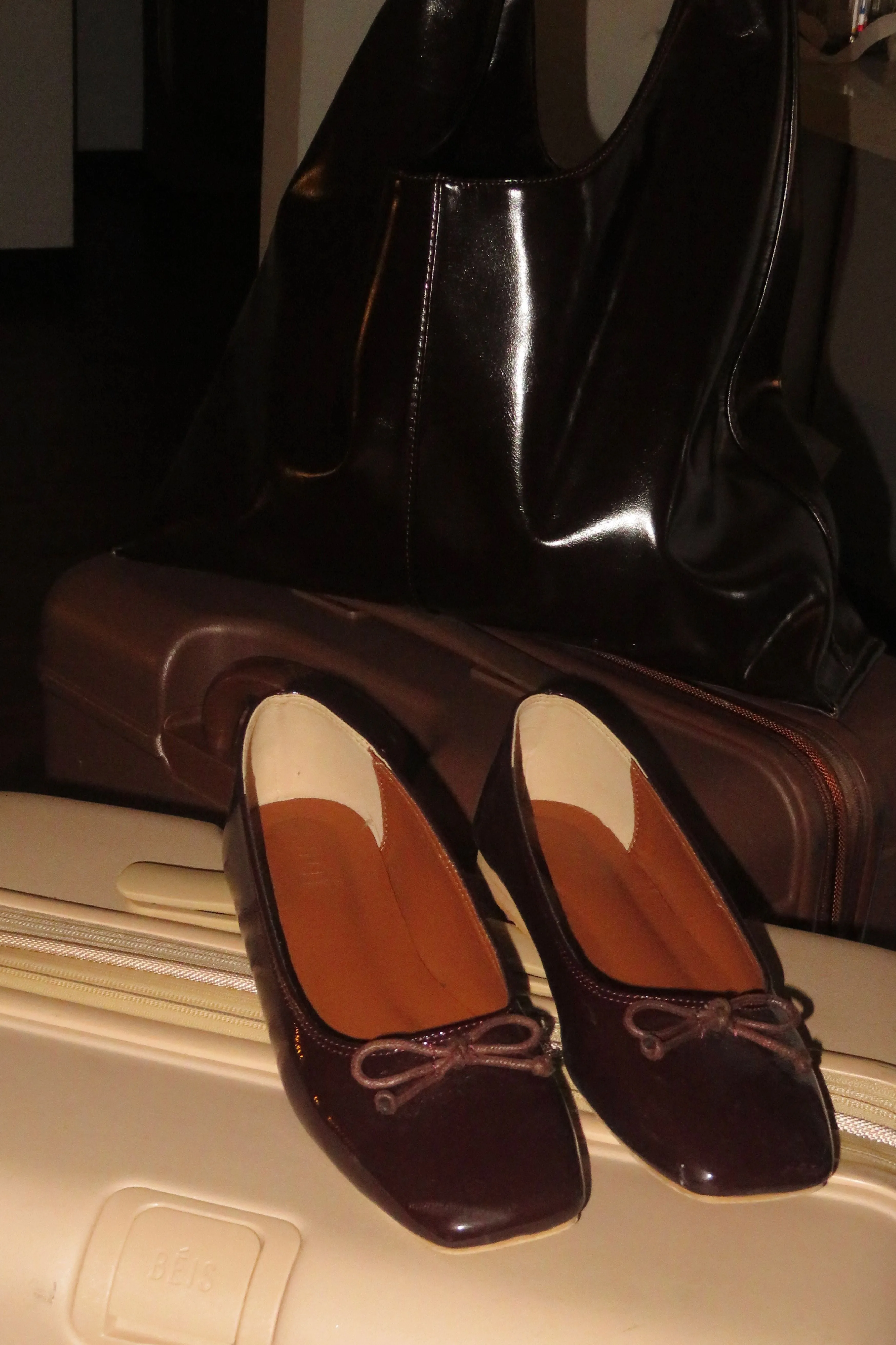 Poppy Ballet Flats in Espresso