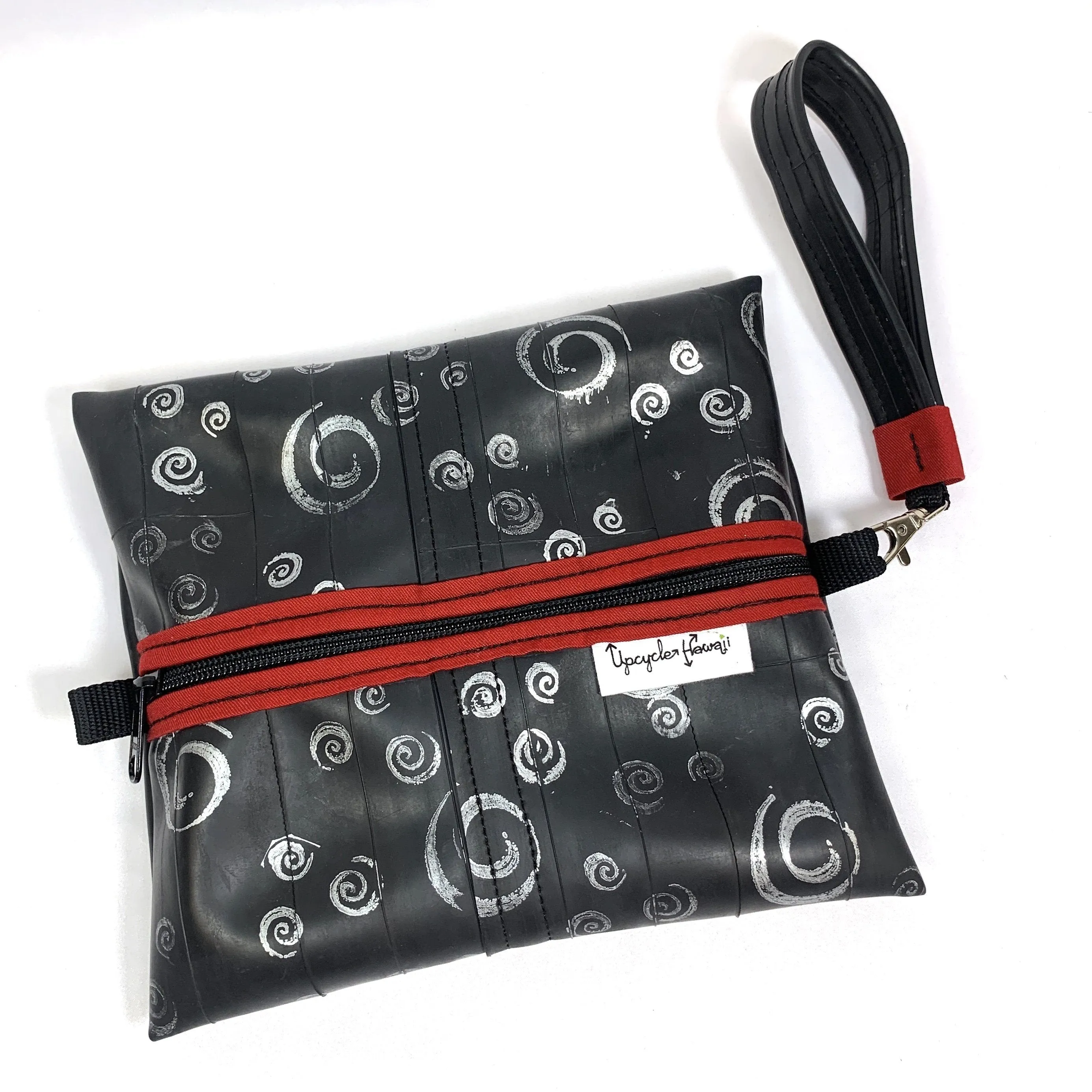 Reclaimed Rubber Pillow Pouch, Medium