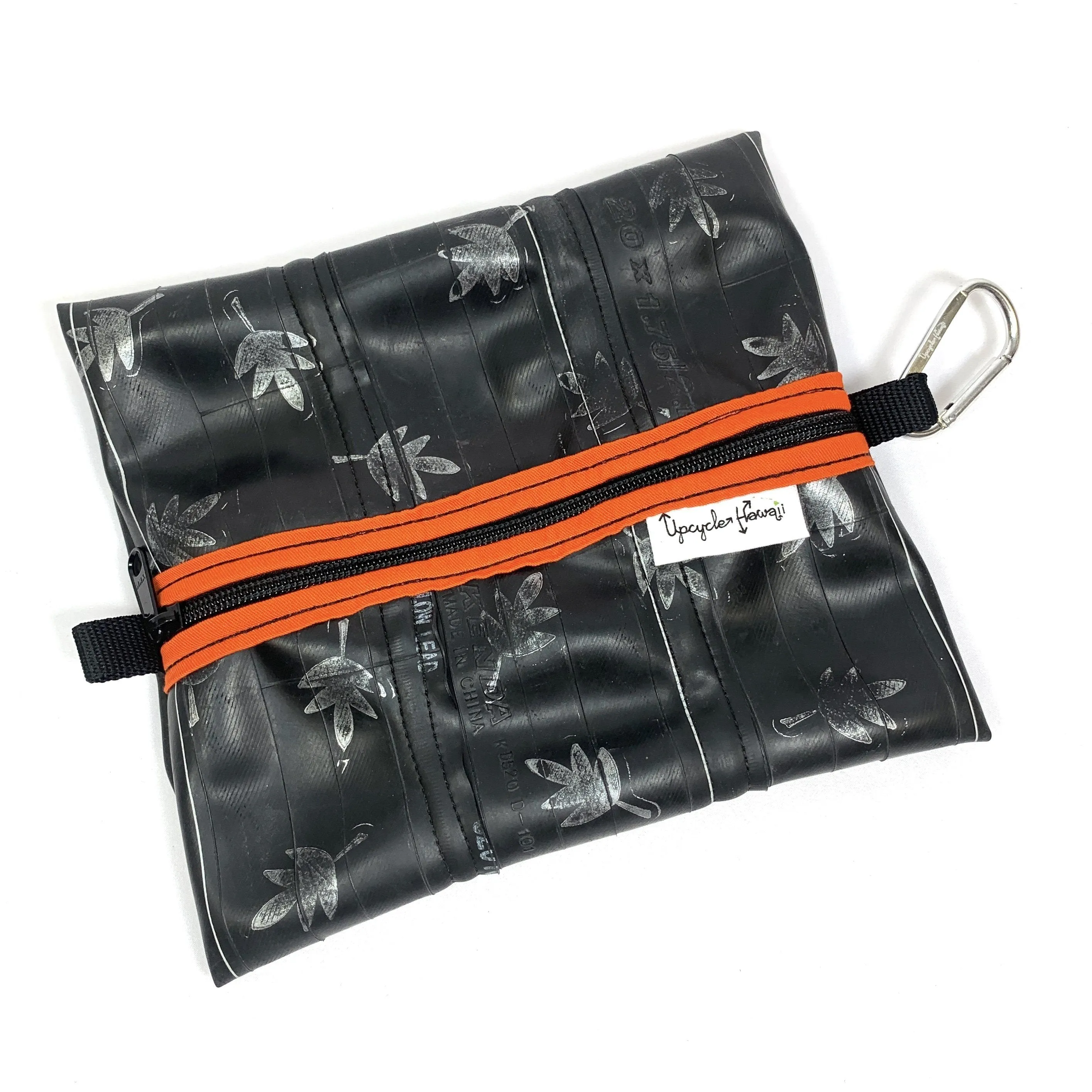 Reclaimed Rubber Pillow Pouch, Medium