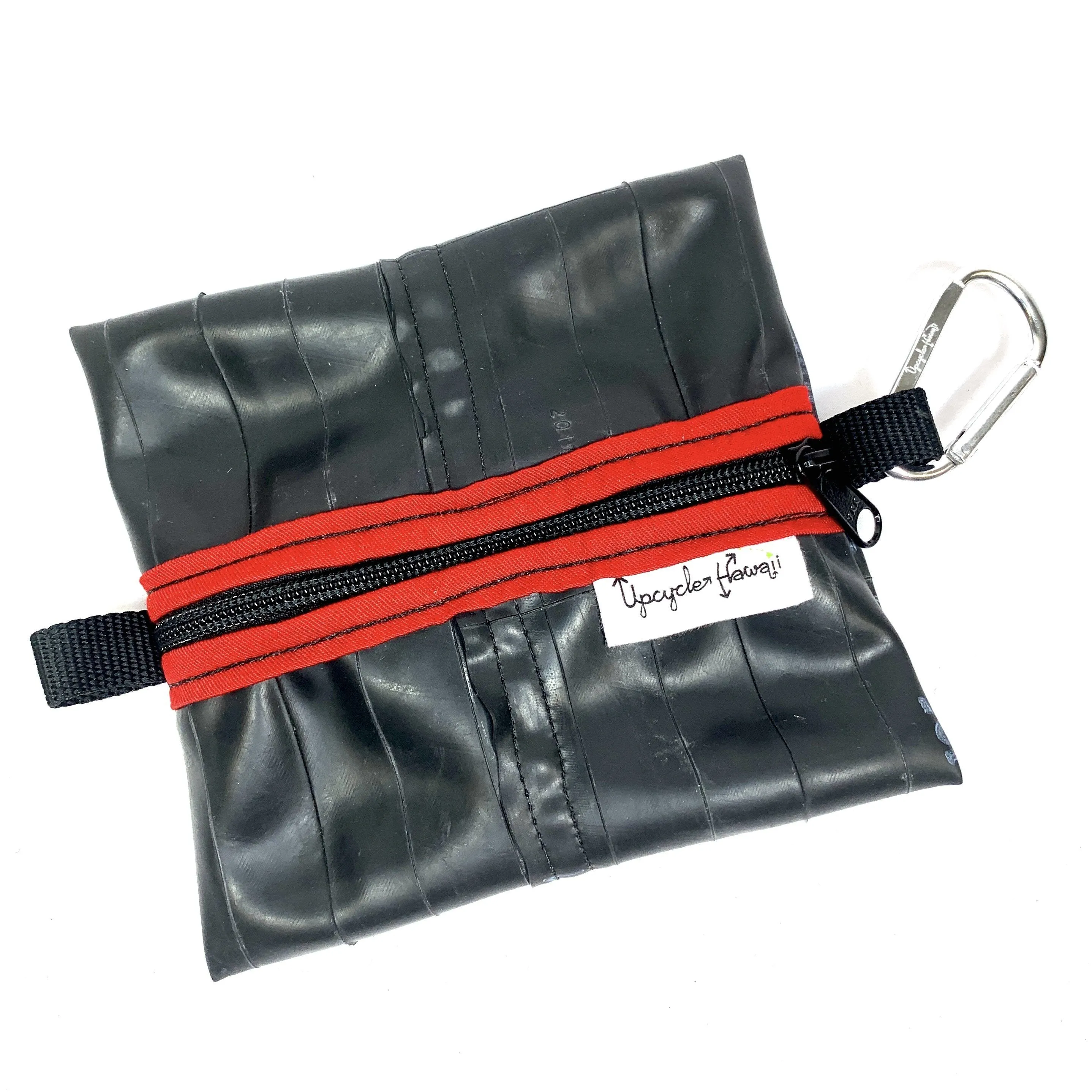 Reclaimed Rubber Pillow Pouch, Small