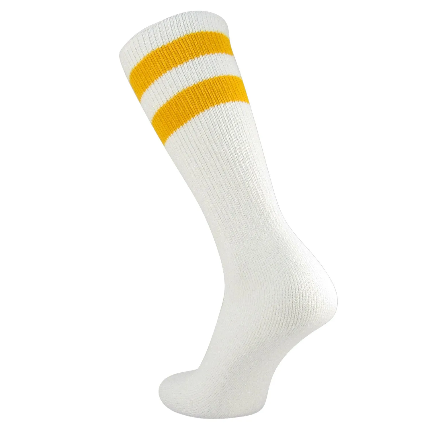 Retro 2 Stripe Crew Socks
