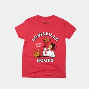 Retro Louisville Hoops Youth Tee