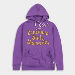 Retro LSU Script Hoodie