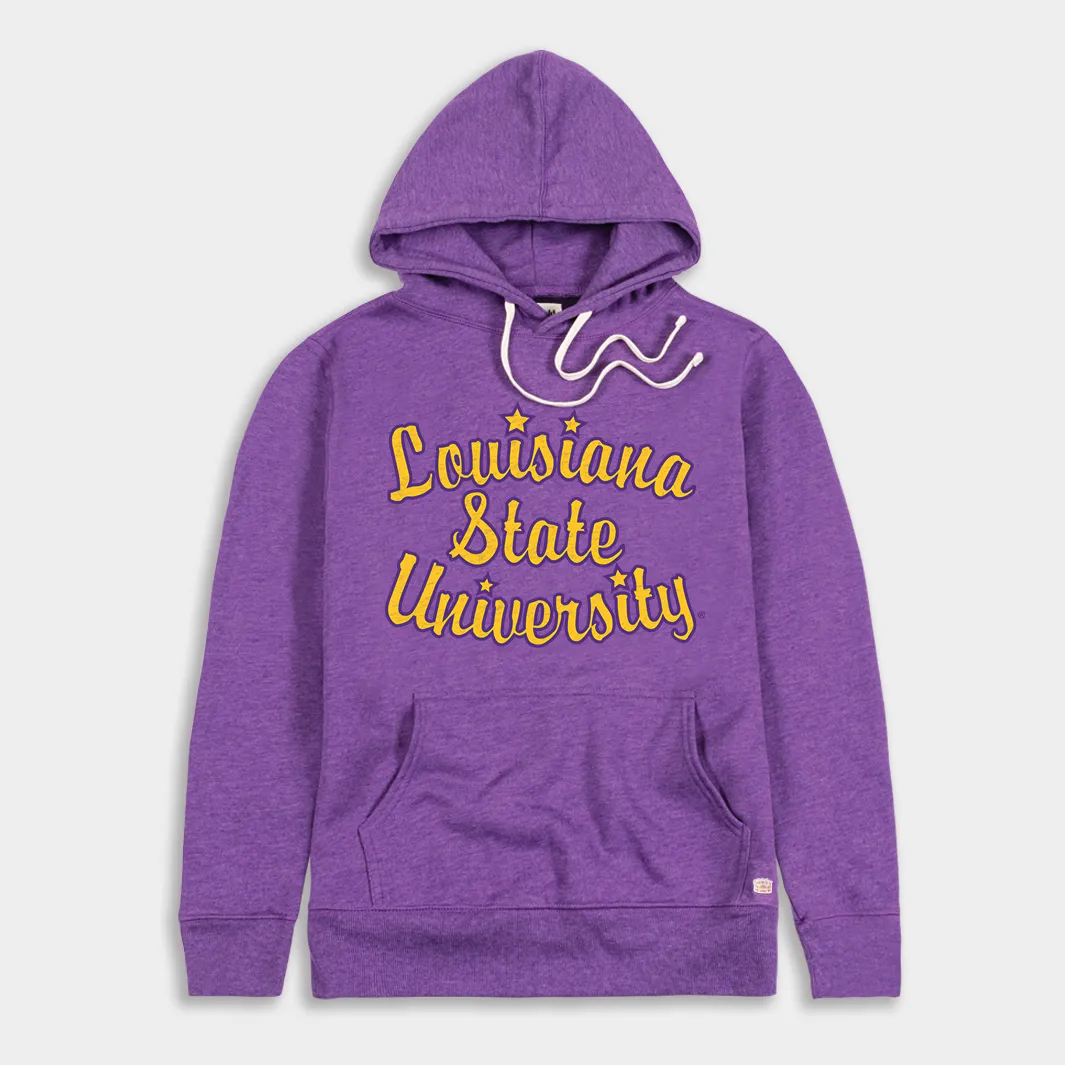 Retro LSU Script Hoodie