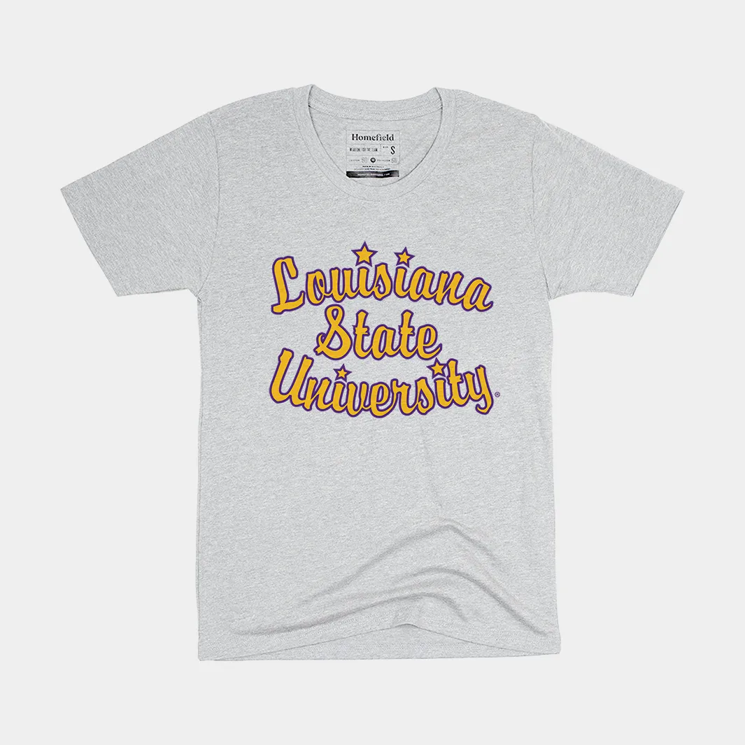 Retro LSU Script Women's Tee