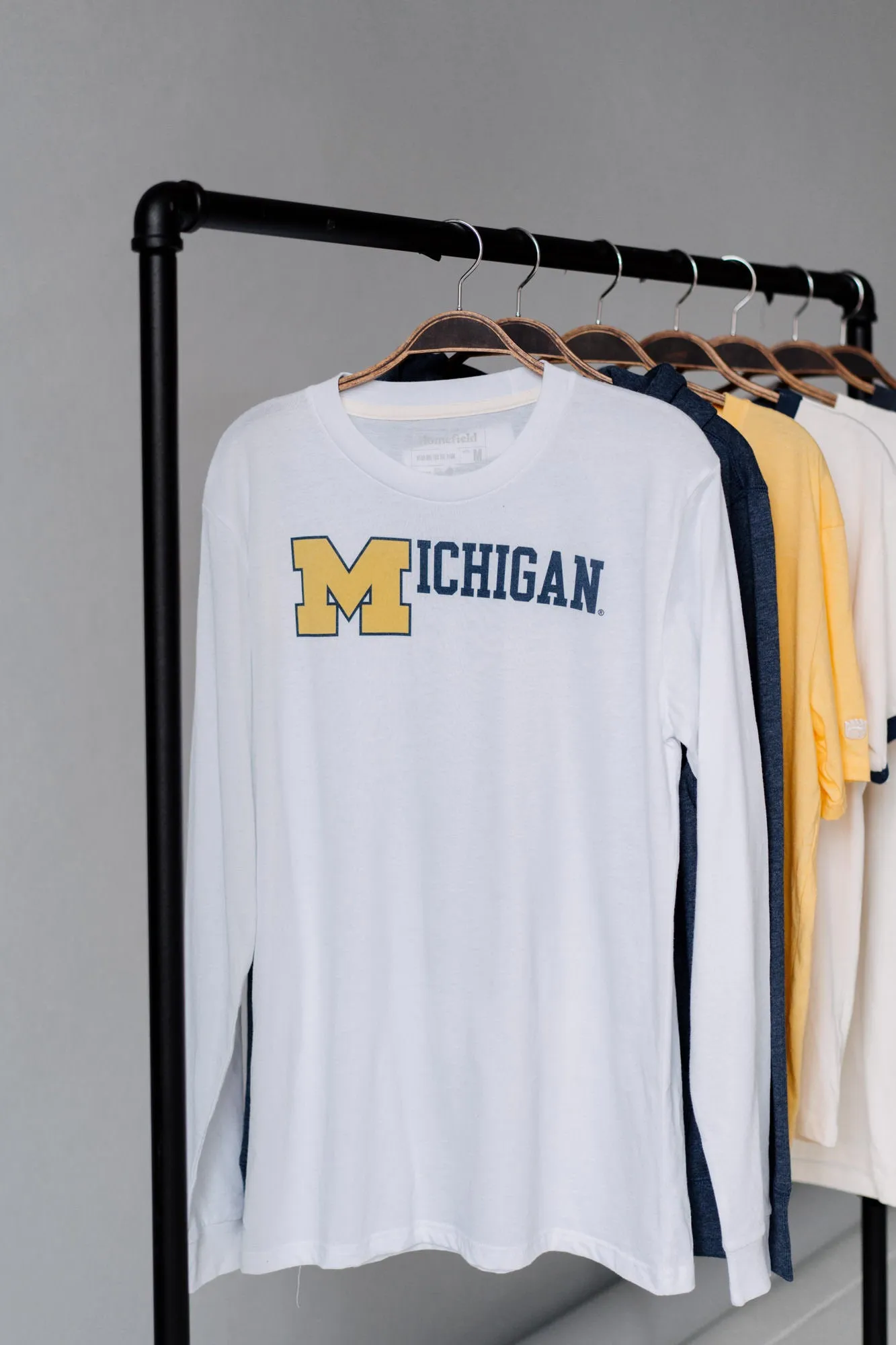 Retro Michigan Block M Long Sleeve
