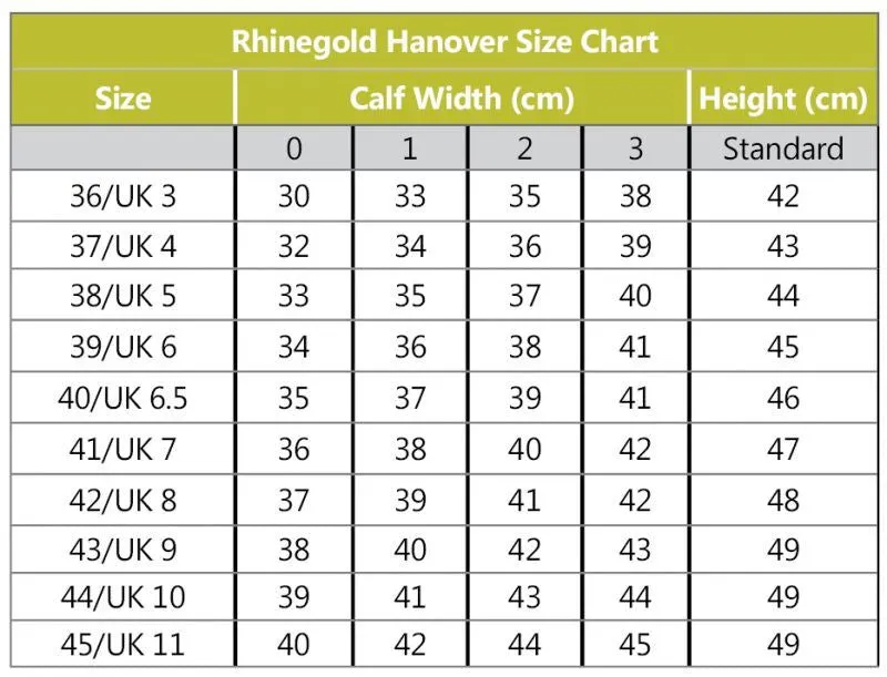 Rhinegold Hanover Long Leather Riding Boot
