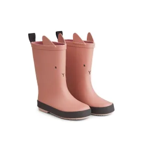 Rio Rain Boot - Rabbit dark rose