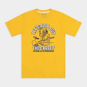 Roll Out the Carpet Retro WVU Basketball Tee
