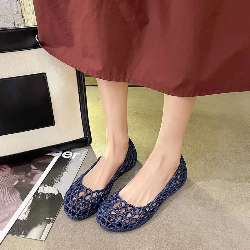 Round Toe Flats Slip-Ons