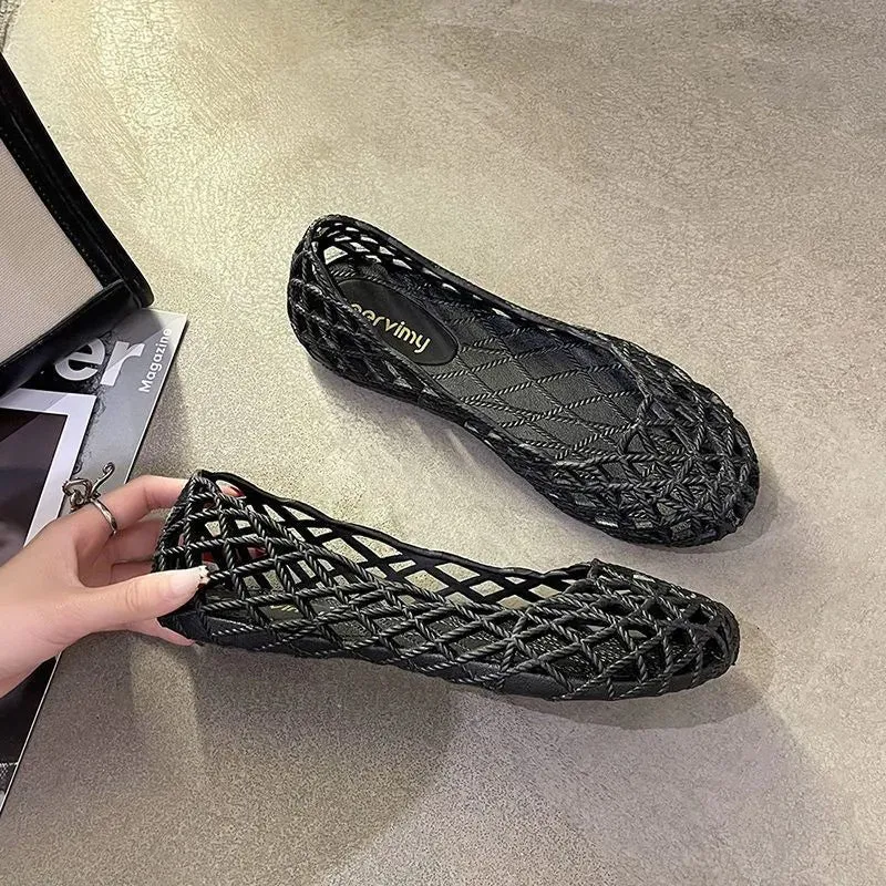 Round Toe Flats Slip-Ons