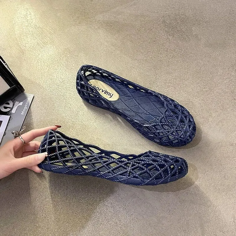 Round Toe Flats Slip-Ons