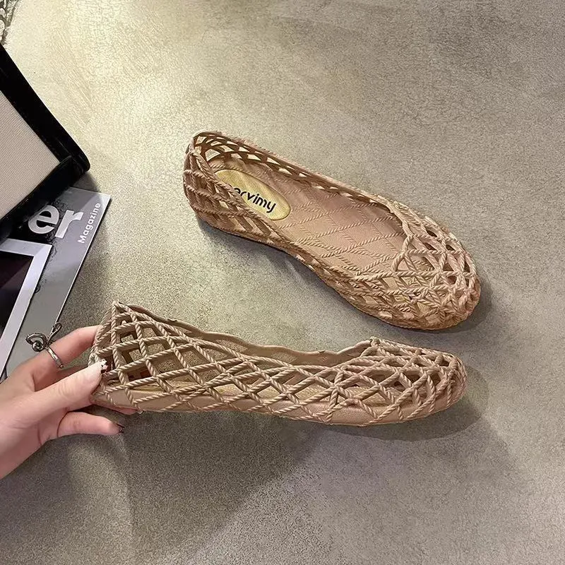 Round Toe Flats Slip-Ons