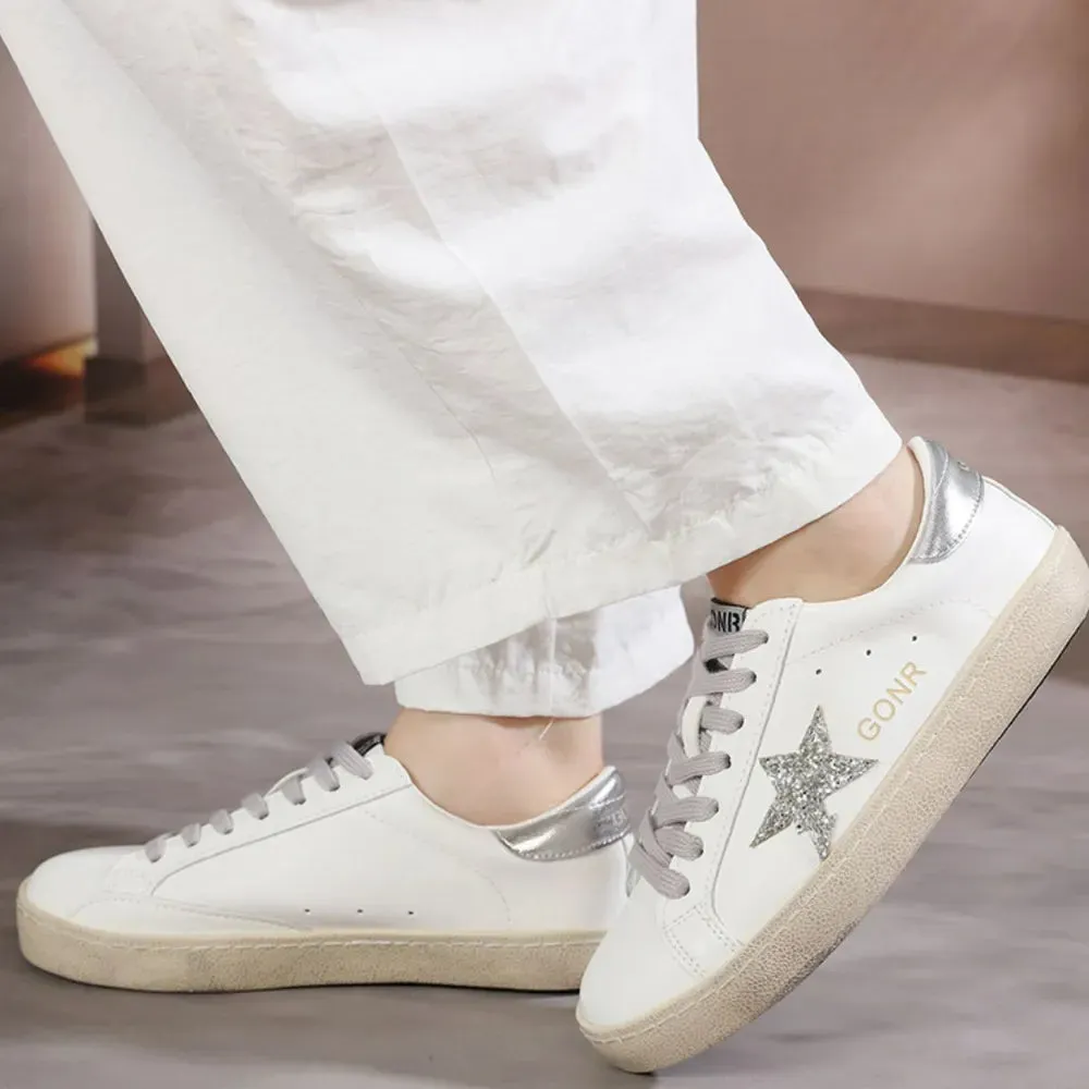 Round Toe Platform Sneakers