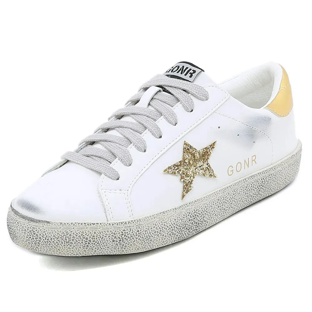 Round Toe Platform Sneakers