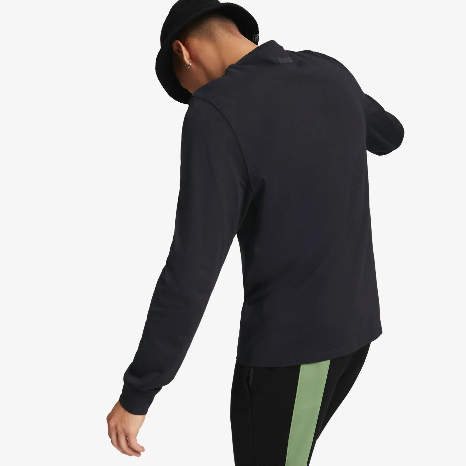Run It Back Long Sleeve Tee - Black