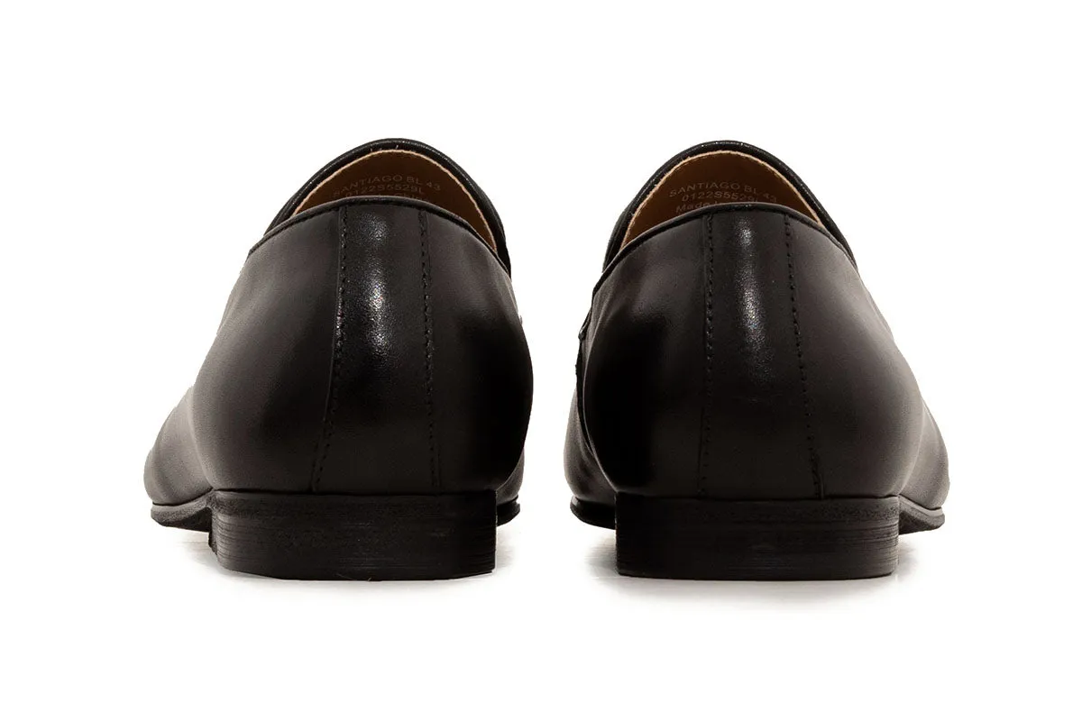 Santiago Black Loafers