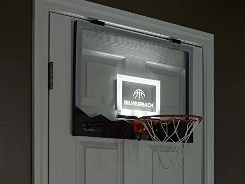 Silverback LED Mini Basketball Hoop Set, 23"