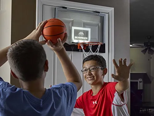 Silverback LED Mini Basketball Hoop Set, 23"