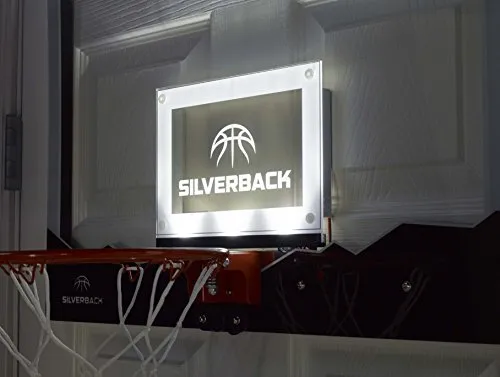 Silverback LED Mini Basketball Hoop Set, 23"