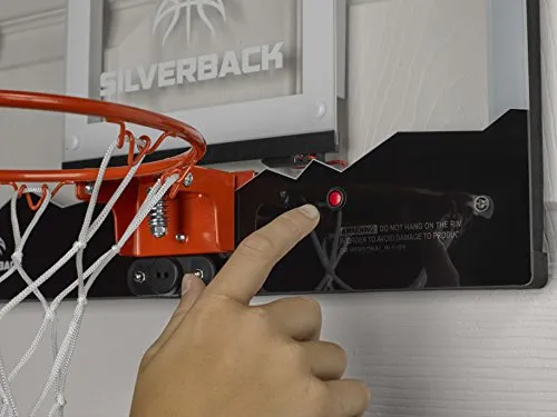 Silverback LED Mini Basketball Hoop Set, 23"