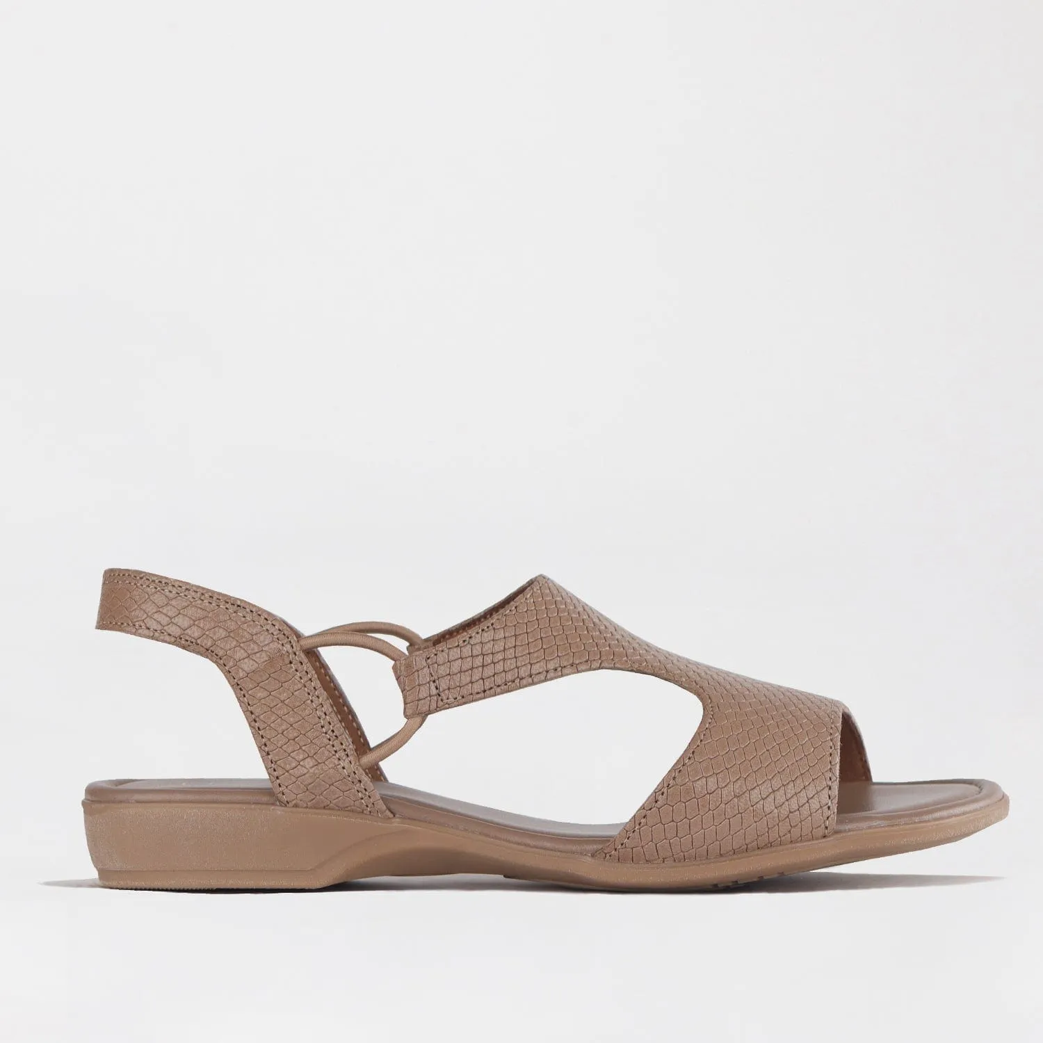 Slingback T-Bar Flat Sandal in Multi Stone - 12104