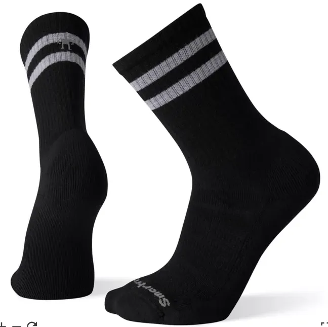 SmartWool Athletic Light Elite Stripe Crew Socks