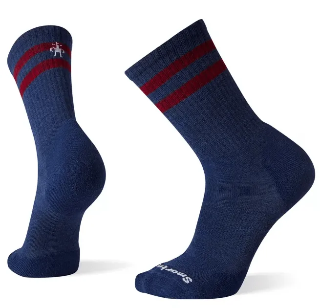 SmartWool Athletic Light Elite Stripe Crew Socks