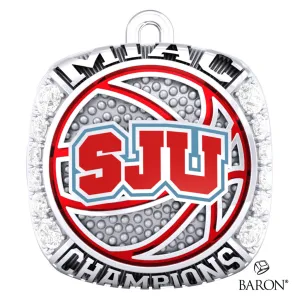 St. John University Mens Basketball 2022 Championship Ring Top Pendant - Design 3.2
