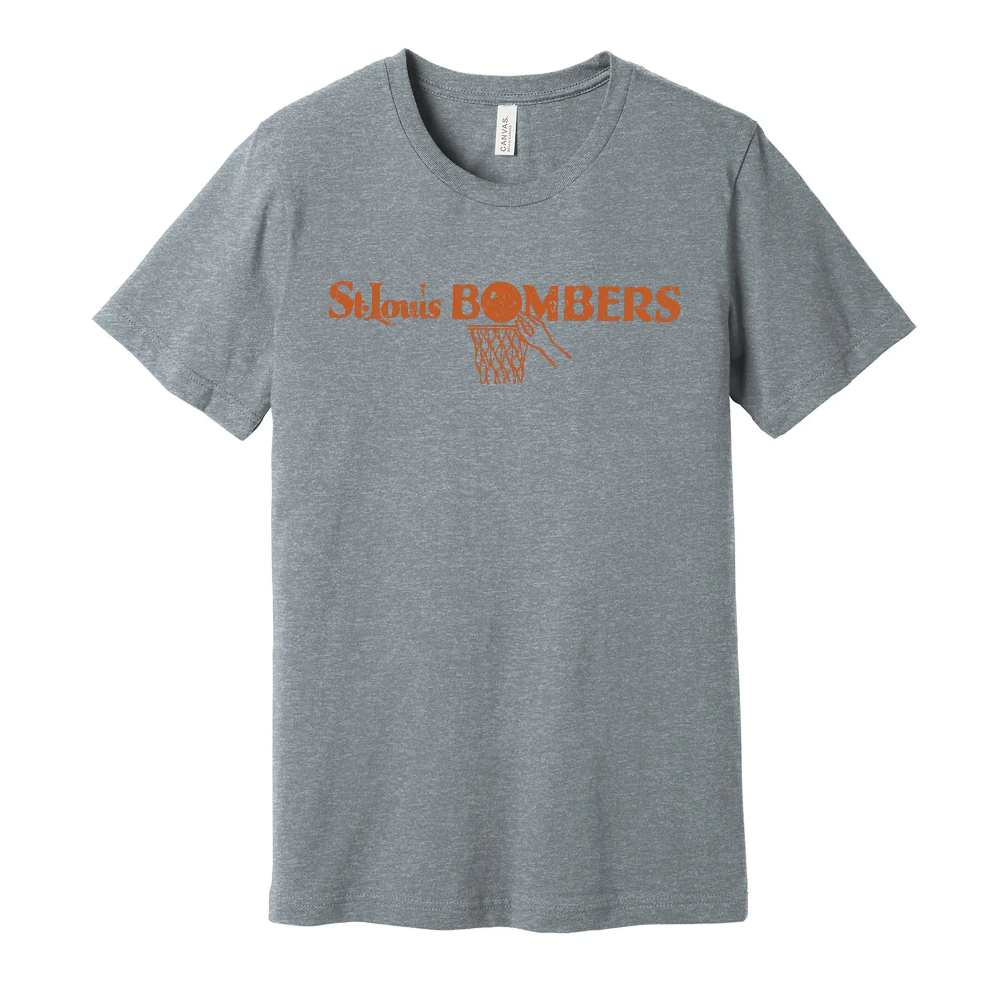 St. Louis Bombers Distressed Logo Shirt - Defunct Sports Team - Celebrate Missouri Heritage and History - Hyper Than Hype