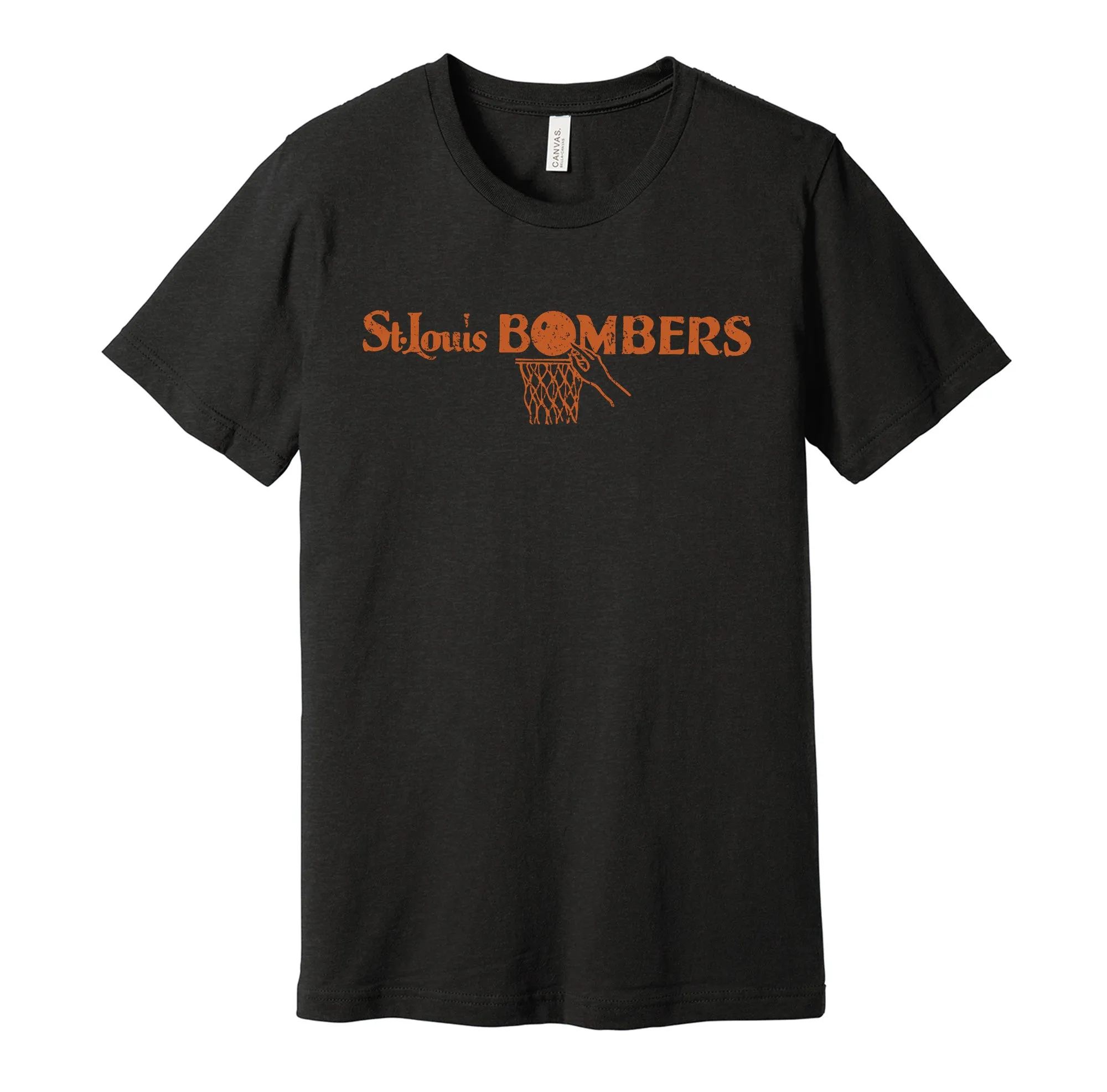 St. Louis Bombers Distressed Logo Shirt - Defunct Sports Team - Celebrate Missouri Heritage and History - Hyper Than Hype