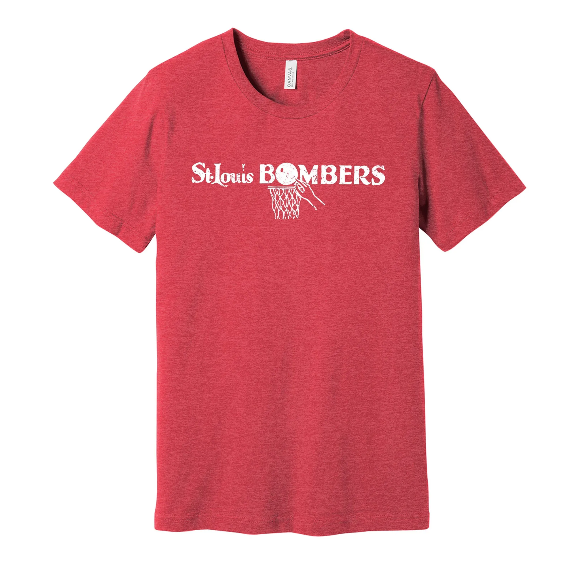 St. Louis Bombers Distressed Logo Shirt - Defunct Sports Team - Celebrate Missouri Heritage and History - Hyper Than Hype