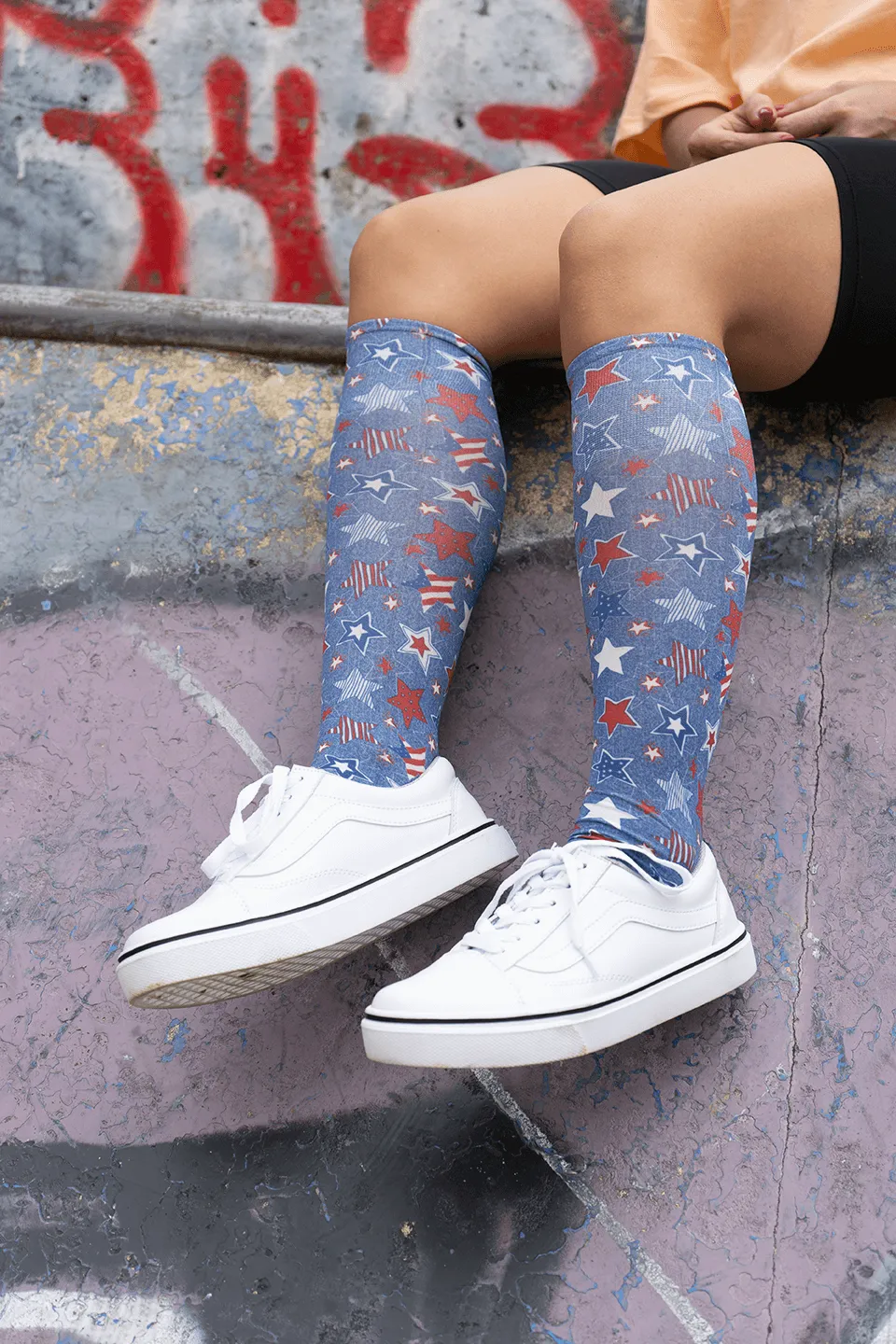 Star Crazy Youth Knee Highs