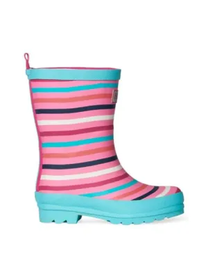 Striped Rain Boot
