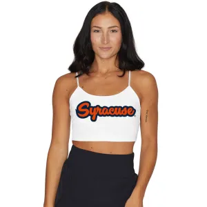 Syracuse White Spaghetti Tank